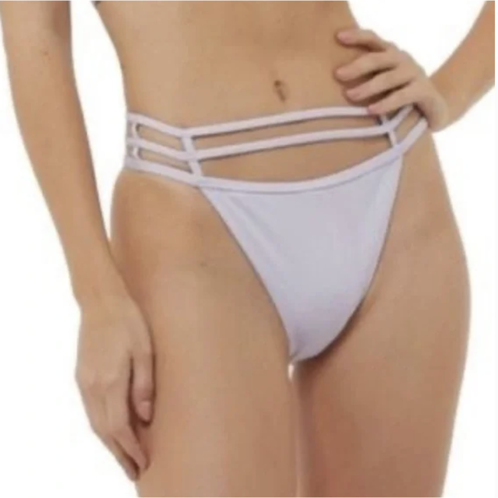 Johnathan Simkhai Lilac Eunice Strappy‎ Bikini BOTTOM
